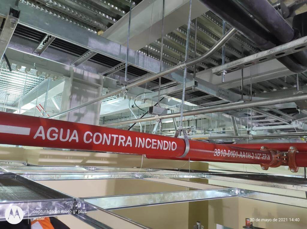 tuberia contra incendios